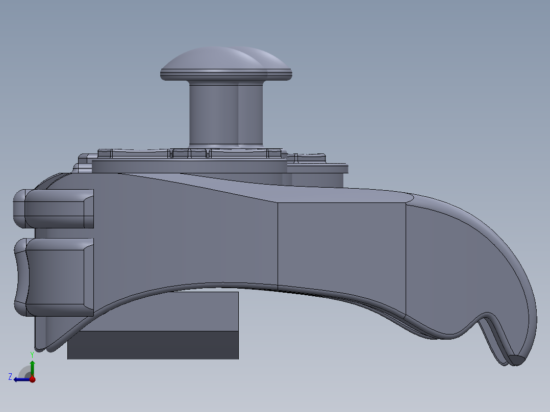 游戏手柄右视图