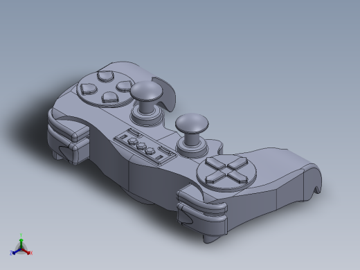 游戏手柄正等轴测缩略图