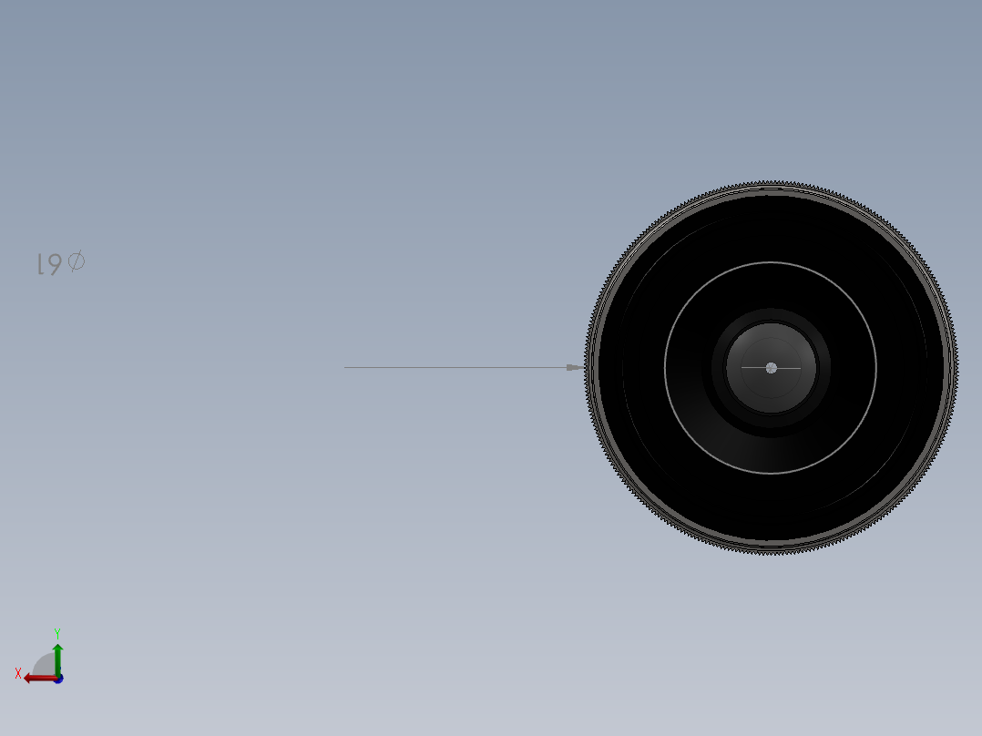 sony的相机镜头造型设计后视图