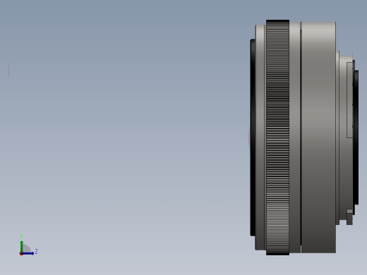sony的相机镜头造型设计左视缩略图