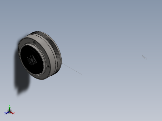 sony的相机镜头造型设计正等轴测缩略图