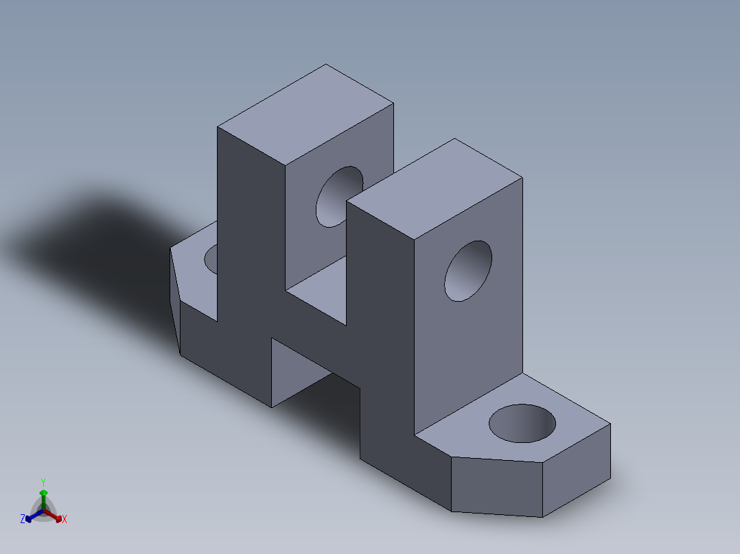 SW建模练习题-practice 55正等轴测图