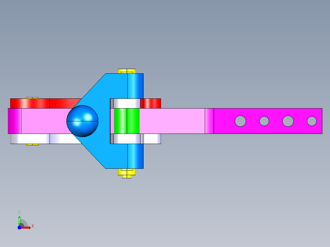 德克斯TUNKERS气缸数模T5-6BA前视图