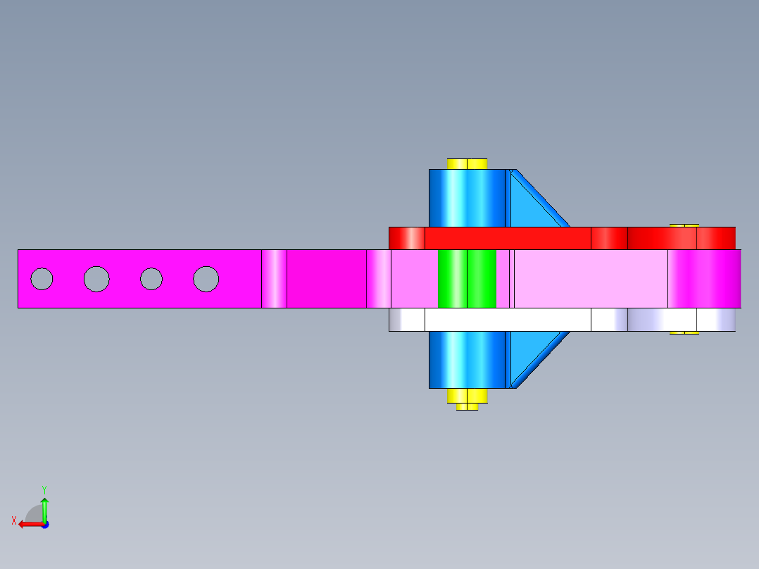 德克斯TUNKERS气缸数模T5-6BA后视图