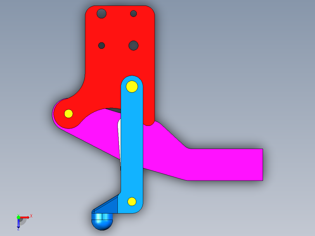 德克斯TUNKERS气缸数模T5-6BA俯视图