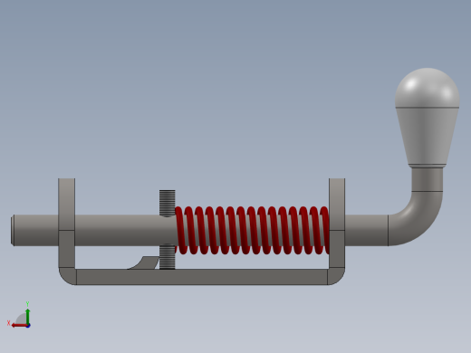 推拉门锁后视缩略图