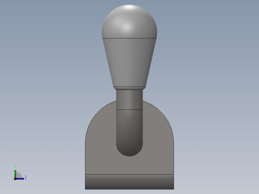 推拉门锁左视缩略图