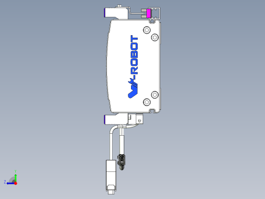 威洛博VL系列3d模型模组VL14S2Y-S650右视缩略图