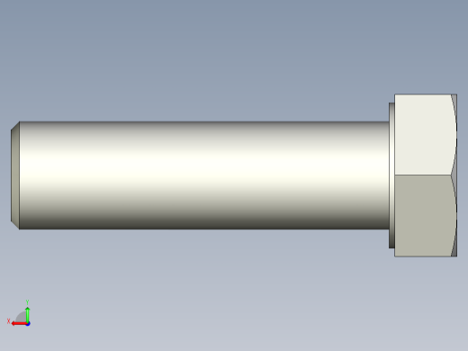 螺钉-DIN_931-M20x2.5x70_30.stp后视缩略图