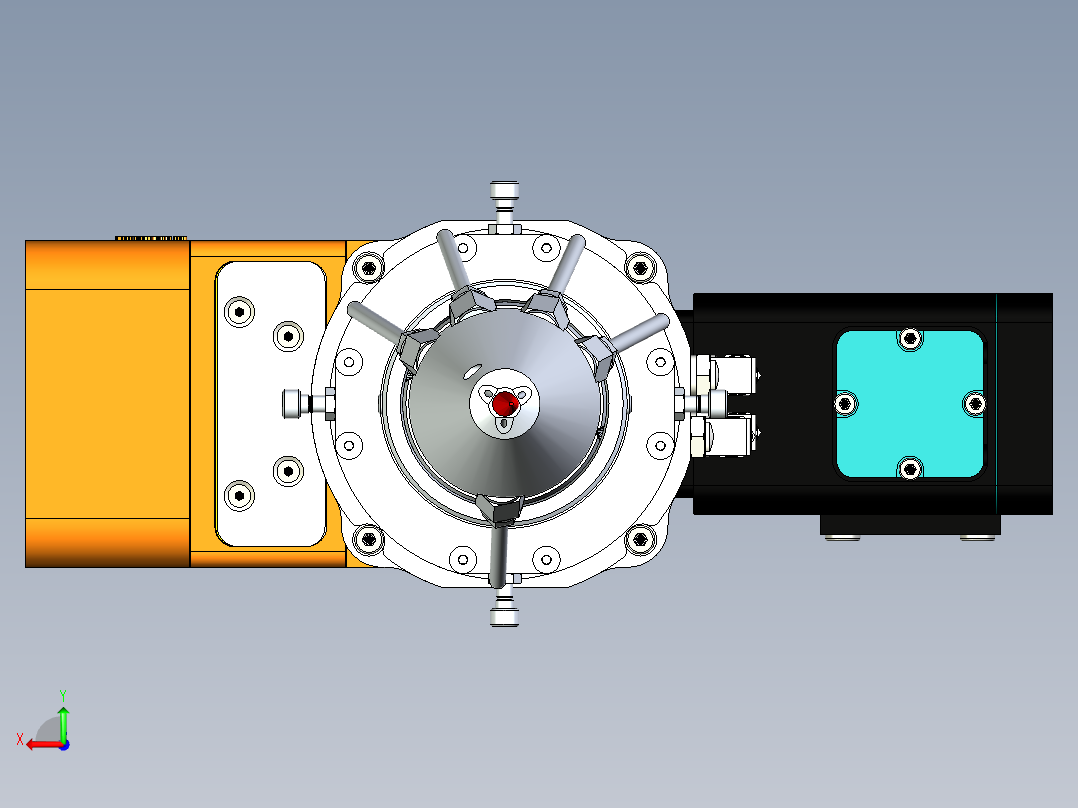 激光焊接头设计三维==992618==80后视图