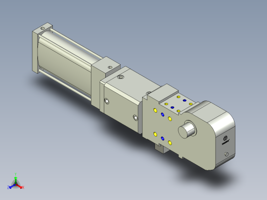 德克斯TUNKERS气缸数模KS_80_2_BD_A00_T08_135GRAD