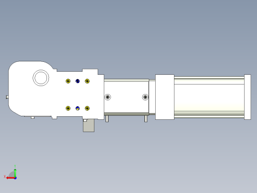 德克斯TUNKERS气缸数模KS_80_2_BD_A00_T08_135GRAD后视缩略图