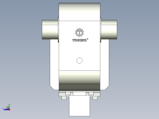 德克斯TUNKERS气缸数模KS_80_2_BD_A00_T08_135GRAD右视缩略图