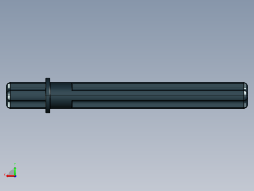 乐高机械组车桥-32209 Black Technic Axle 5.5 with Stop.IGS后视缩略图