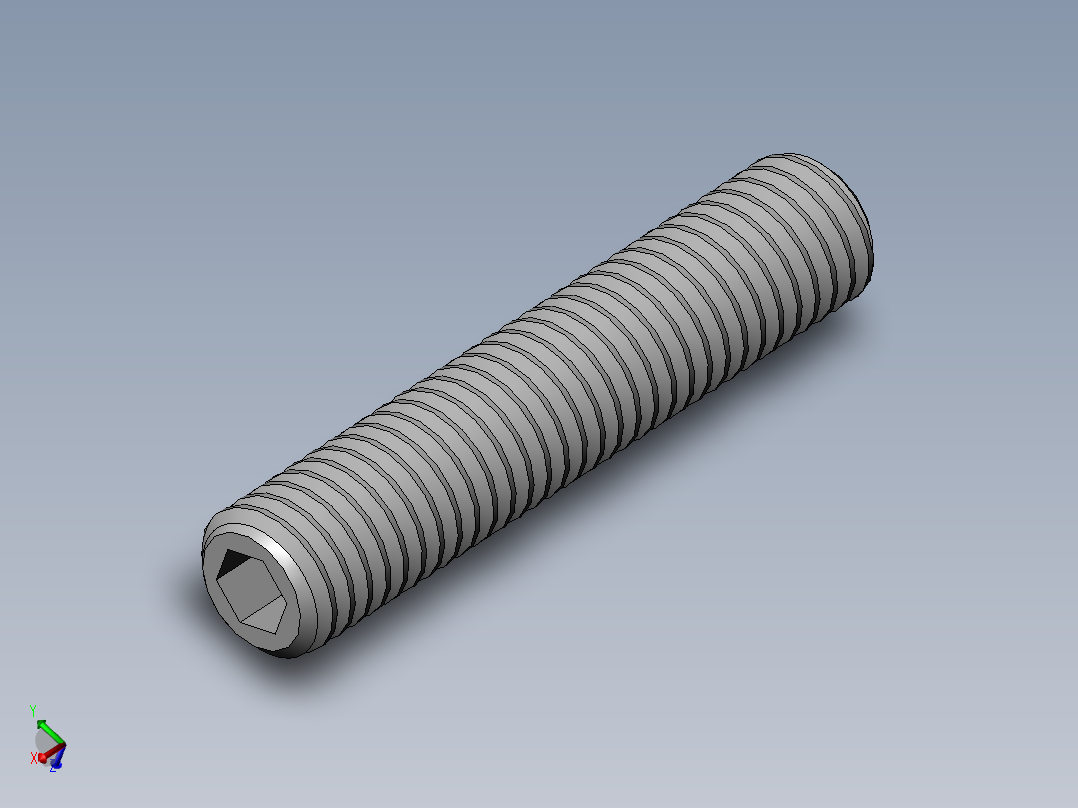 DIN 913-ISO 4026 固定螺钉-M8 L=40.SLDPRT