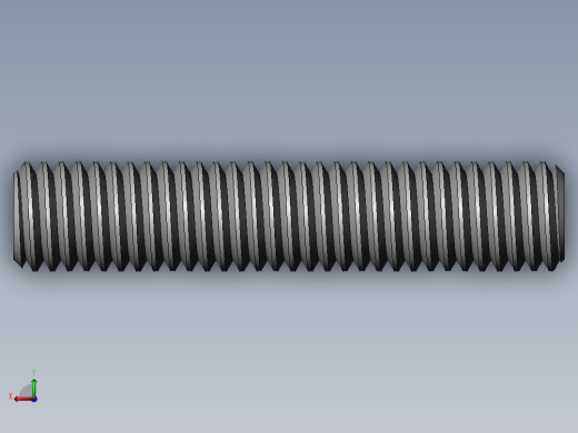 DIN 913-ISO 4026 固定螺钉-M8 L=40.SLDPRT后视缩略图