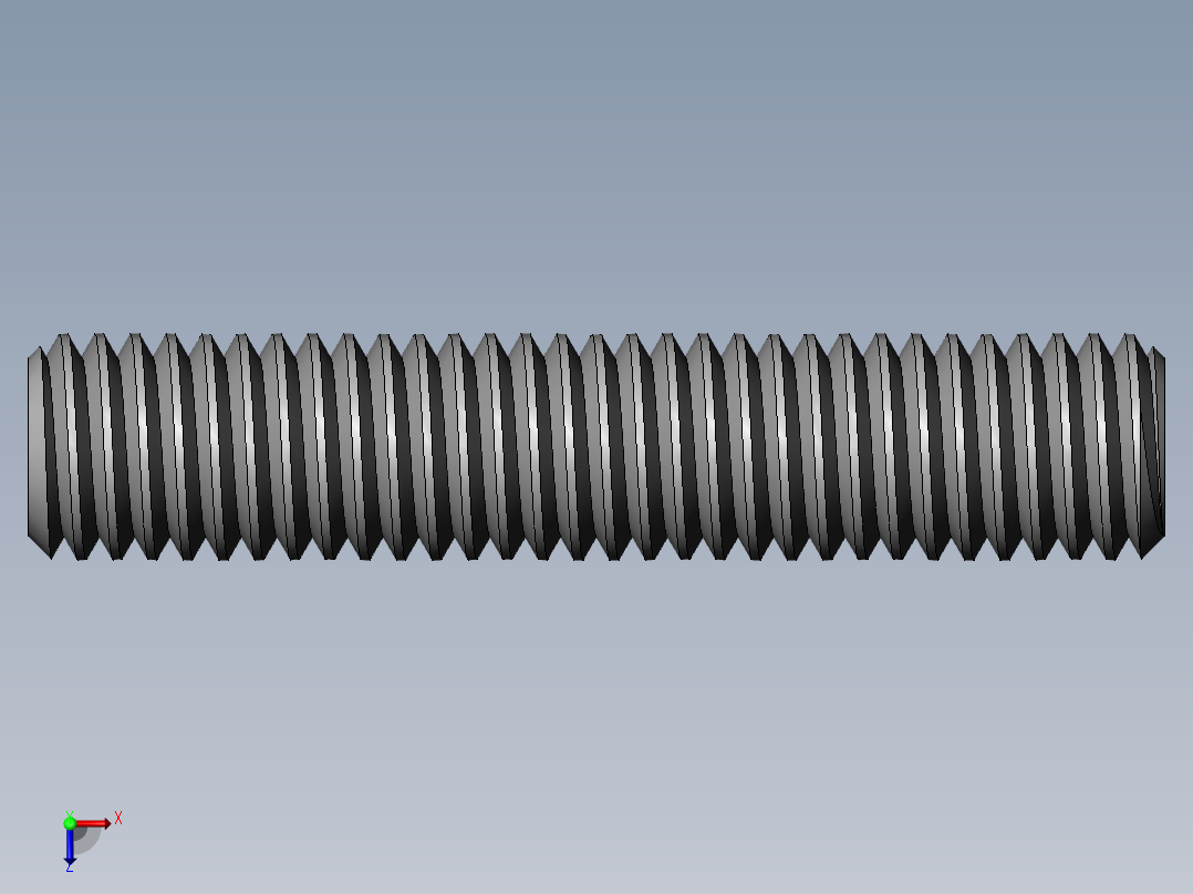 DIN 913-ISO 4026 固定螺钉-M8 L=40.SLDPRT俯视图
