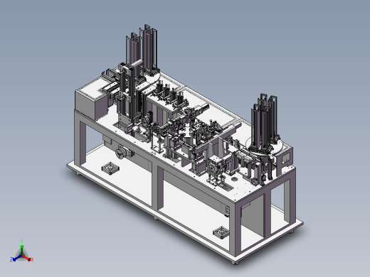 智能卡贴芯片封装机正等轴测缩略图