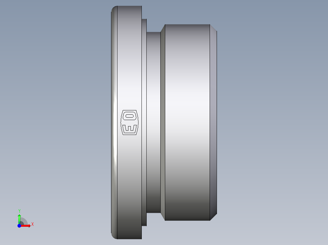 卡套式工业通用硬管接头EO_Blanking_plug_for_ports_VSTI42x2EDCF前视图