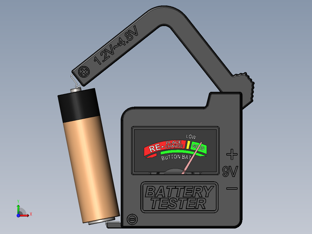 电压测试仪前视图
