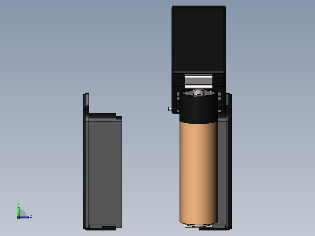 电压测试仪左视图