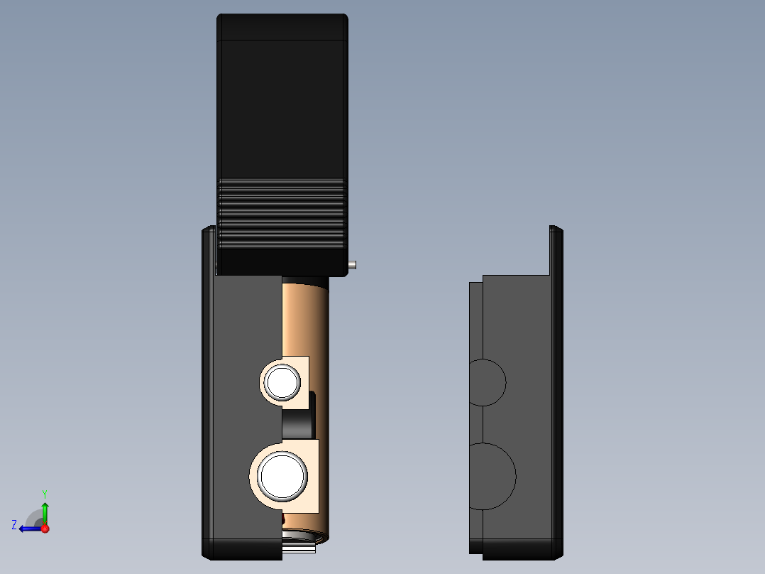 电压测试仪右视图