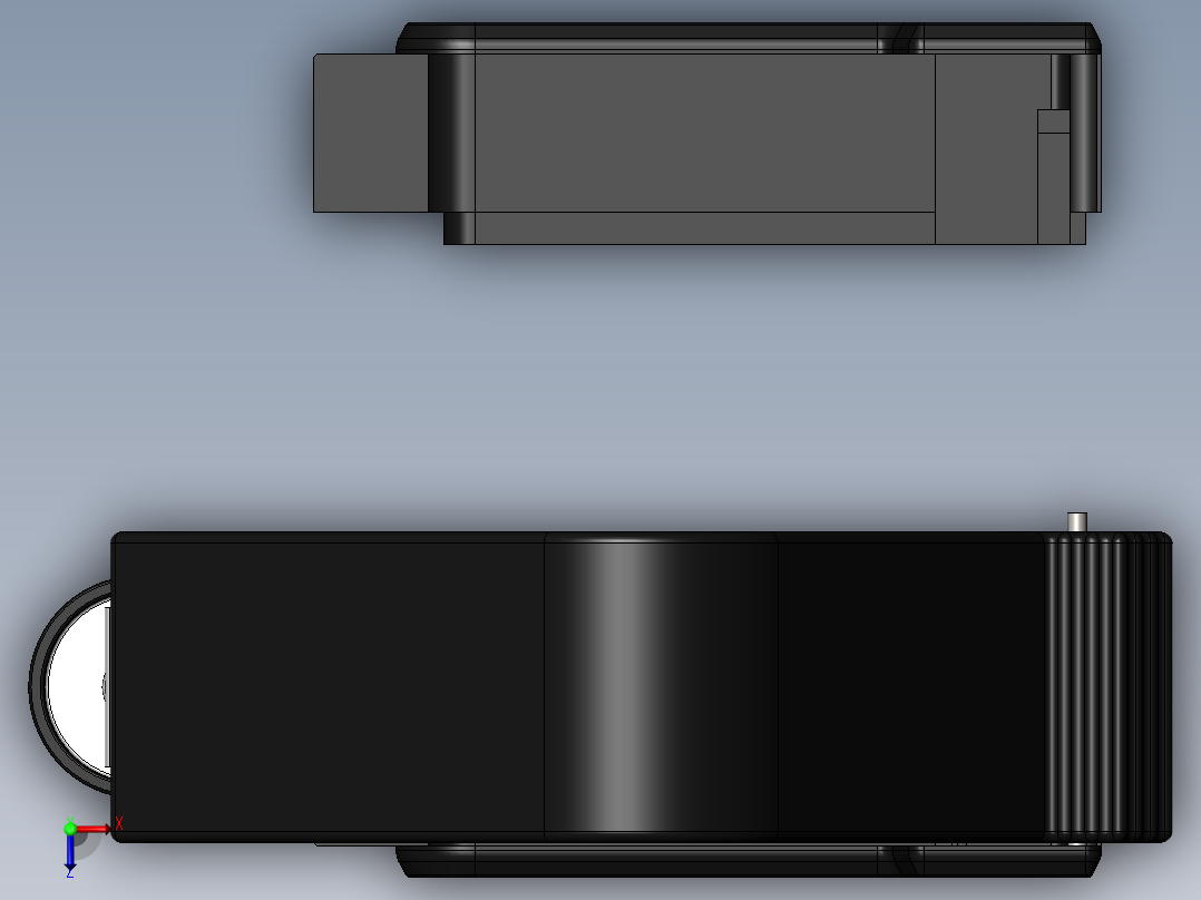 电压测试仪俯视图