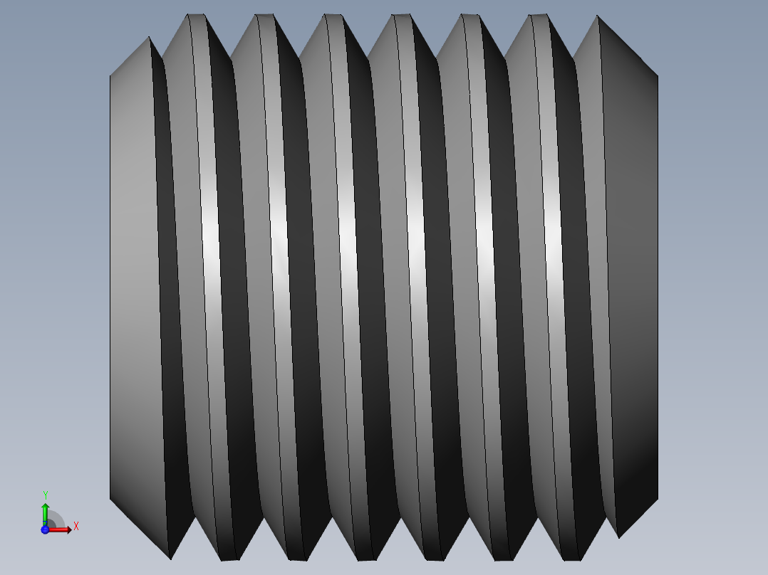 DIN 913-ISO 4026 固定螺钉-M20 L=20.SLDPRT前视图