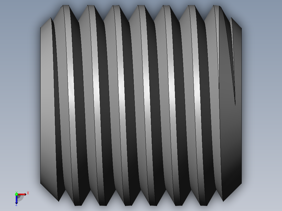 DIN 913-ISO 4026 固定螺钉-M20 L=20.SLDPRT俯视图