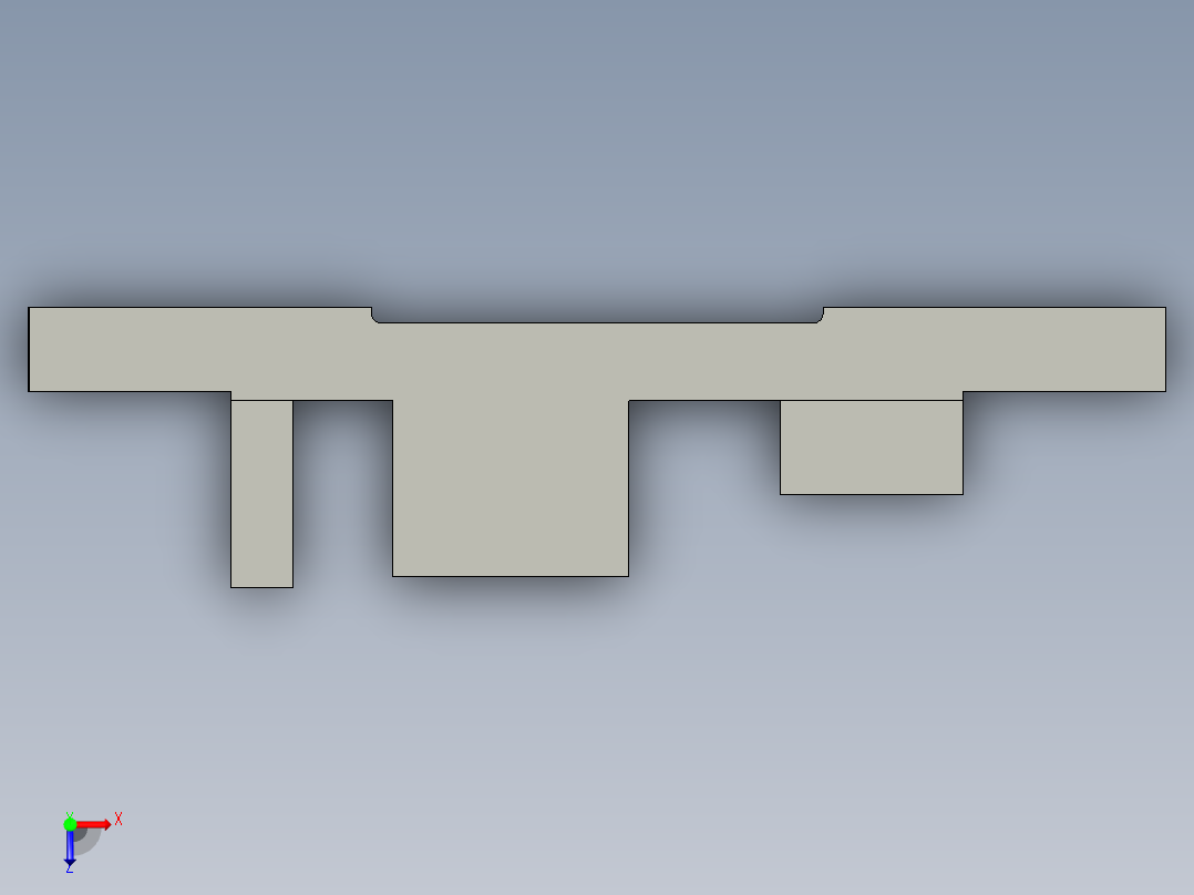 泵体钻孔夹具（CAD图+UG三维）俯视图