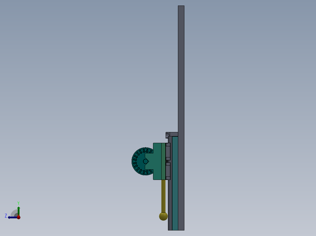 卡簧自动装配机总装图右视图