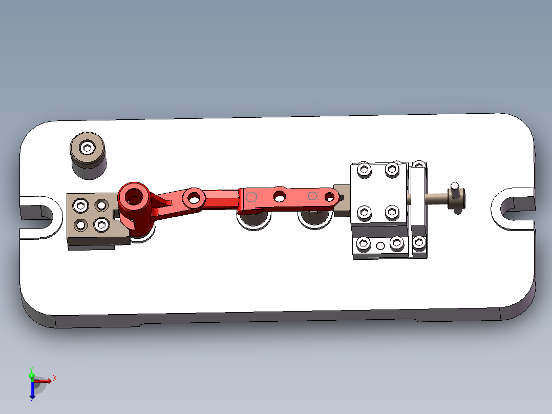 135调速器调速杠杆加工工艺及铣φ8孔φ6孔端面夹具设计【含三维SolidWorks】【原创设计】