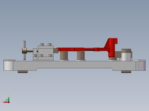 135调速器调速杠杆加工工艺及铣φ8孔φ6孔端面夹具设计【含三维SolidWorks】【原创设计】后视缩略图