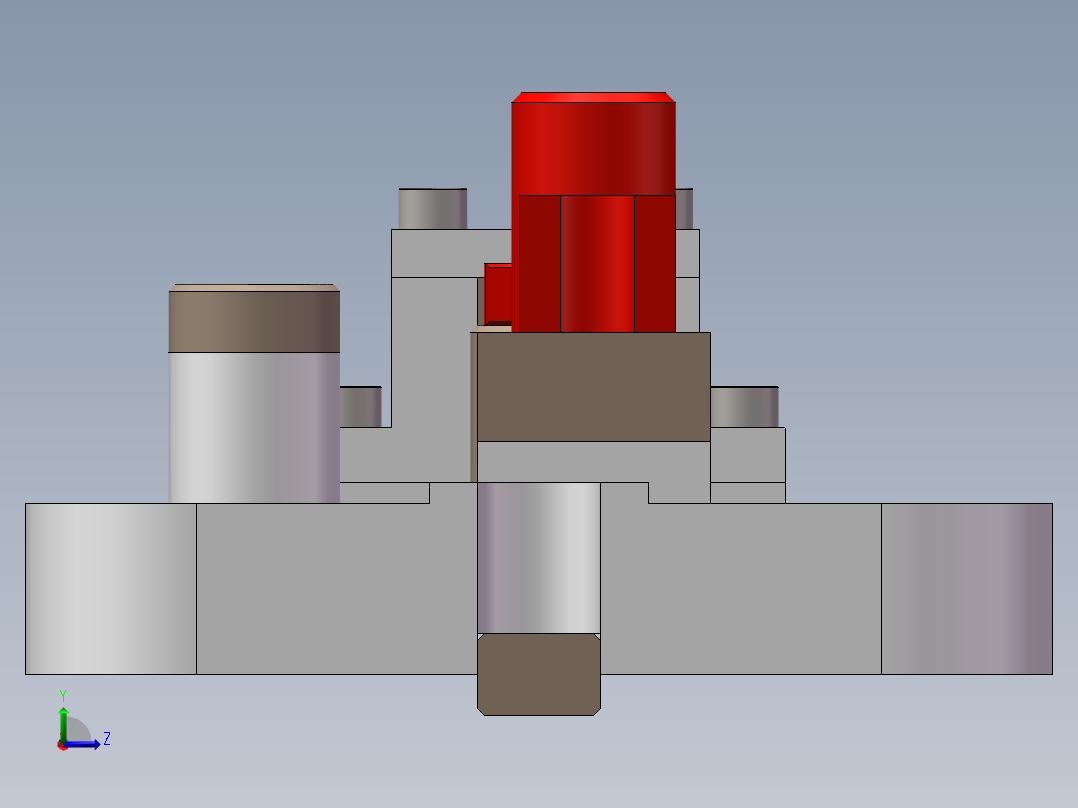 135调速器调速杠杆加工工艺及铣φ8孔φ6孔端面夹具设计【含三维SolidWorks】【原创设计】左视图