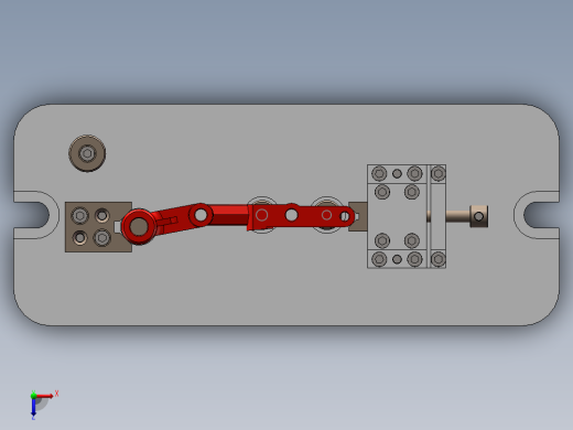 135调速器调速杠杆加工工艺及铣φ8孔φ6孔端面夹具设计【含三维SolidWorks】【原创设计】俯视缩略图