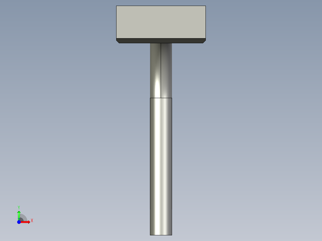基恩士GT-75(P)_76(P)_connector2_kc图纸模型前视图