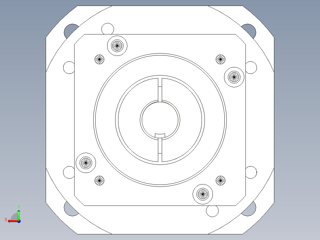 直齿孔PLX120-L3 19-70-90-M5.stp后视图