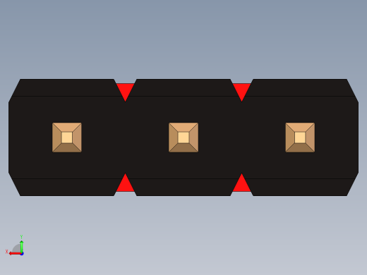 带跳线的排针-pinheader 1x3 and 1 jumper pullback后视缩略图