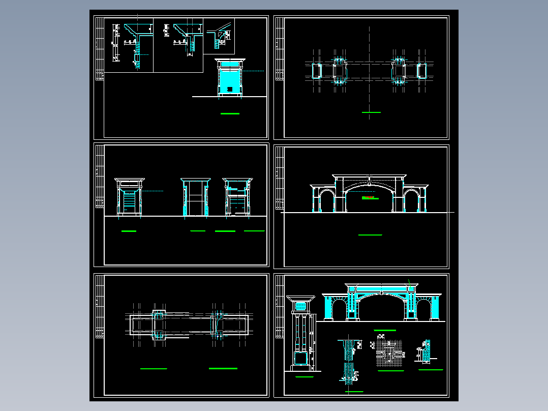 某小区大门施工图