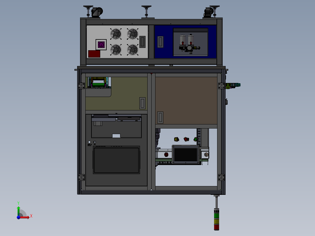 自动扣端子设备sw18前视图