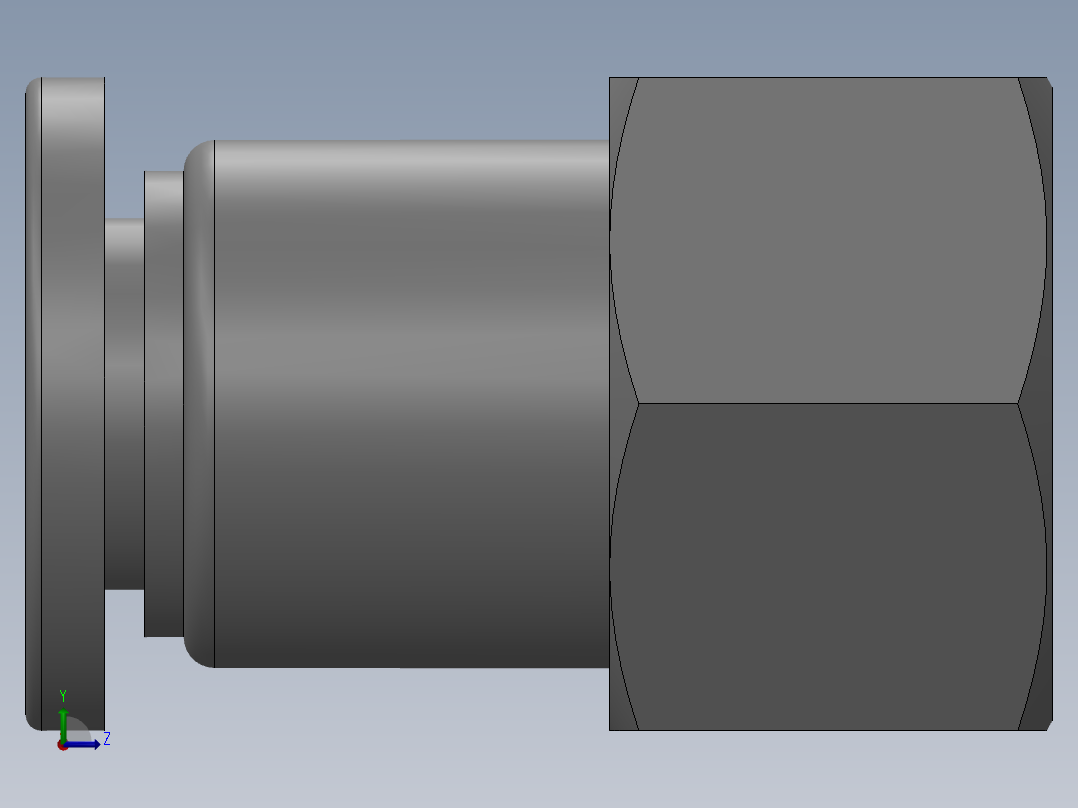 气动元件APCF10_03左视图