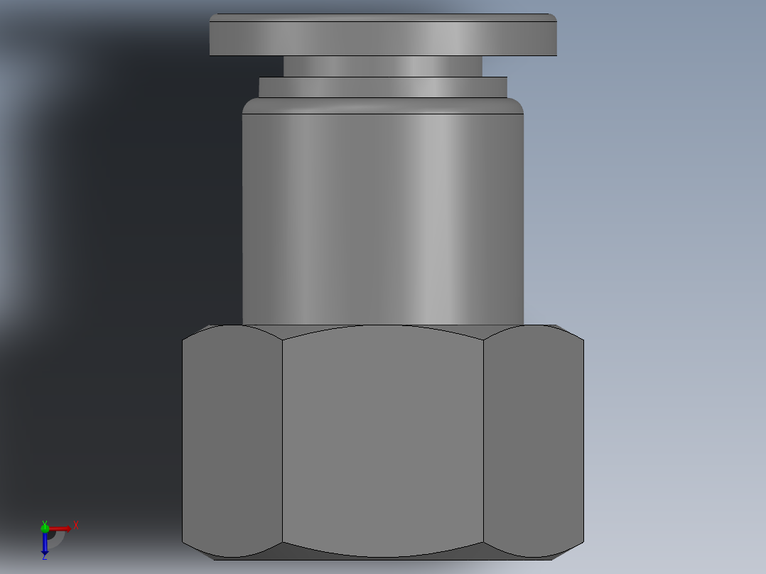 气动元件APCF10_03俯视图