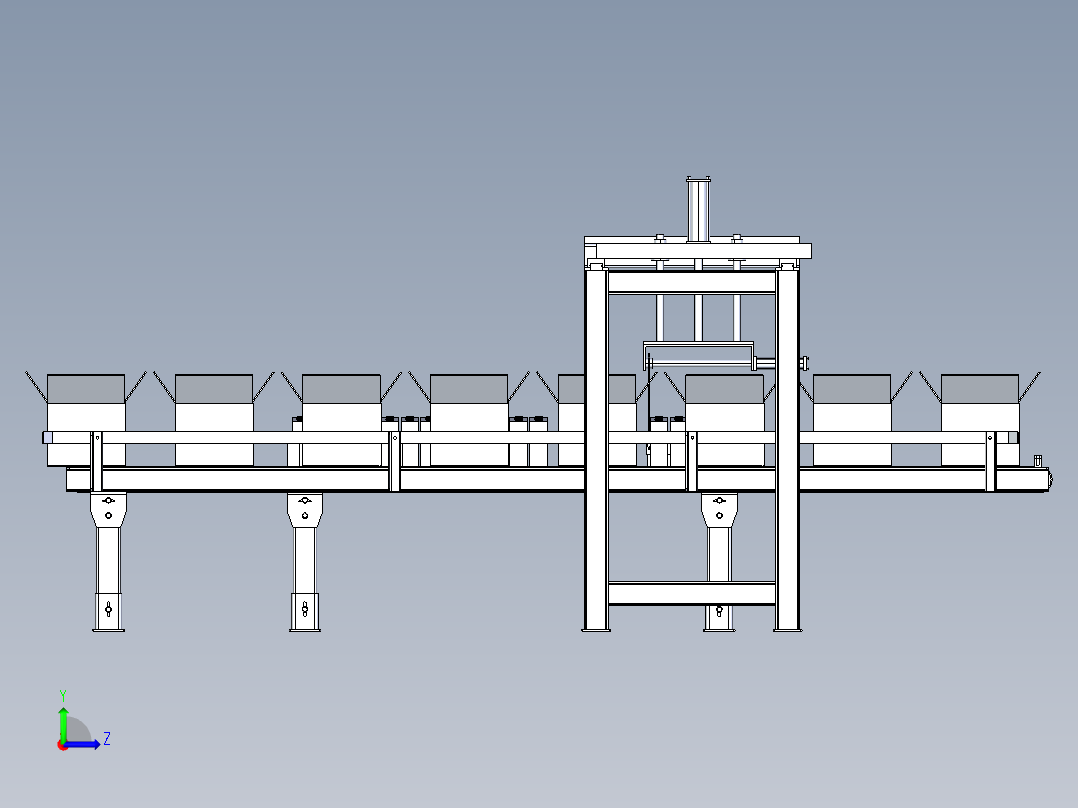 牛奶包装机左视图