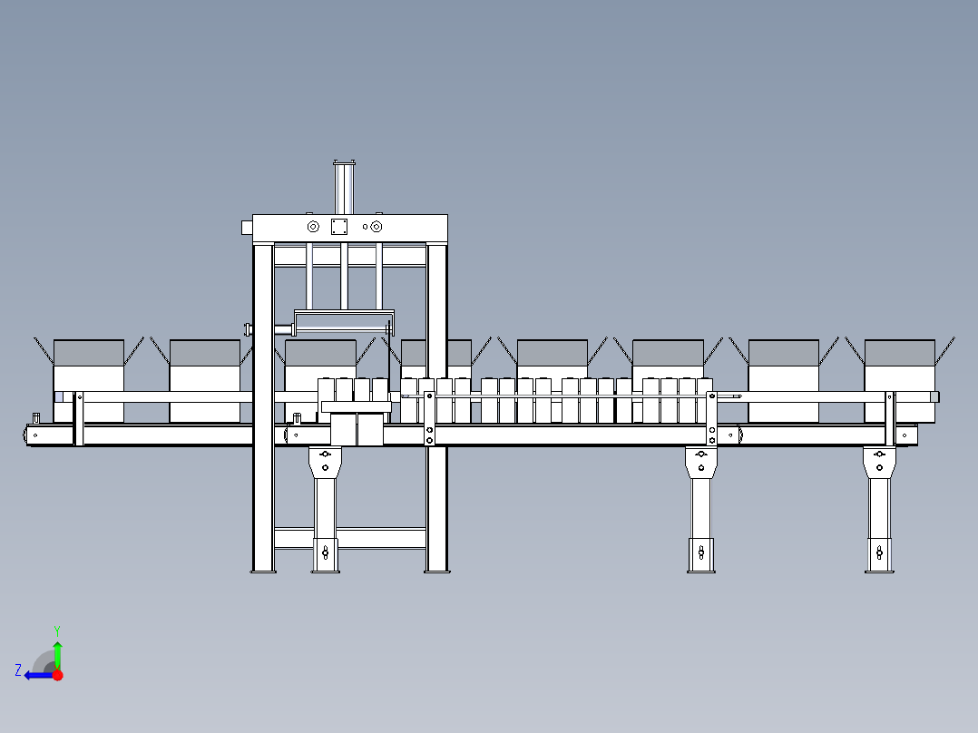 牛奶包装机右视图