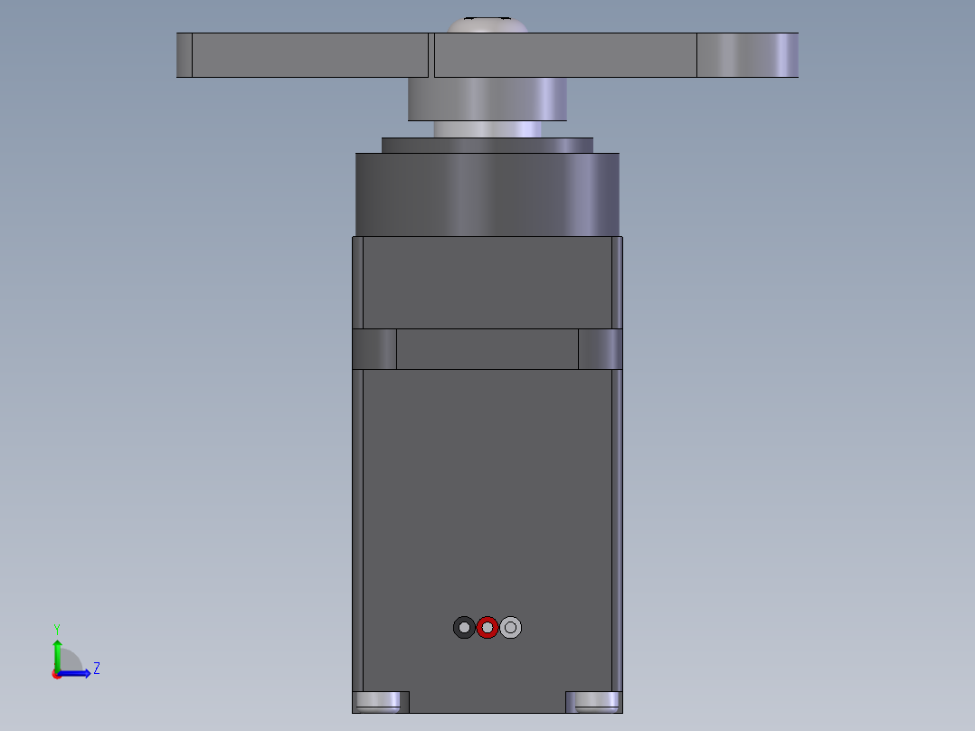 舵机(112)左视图