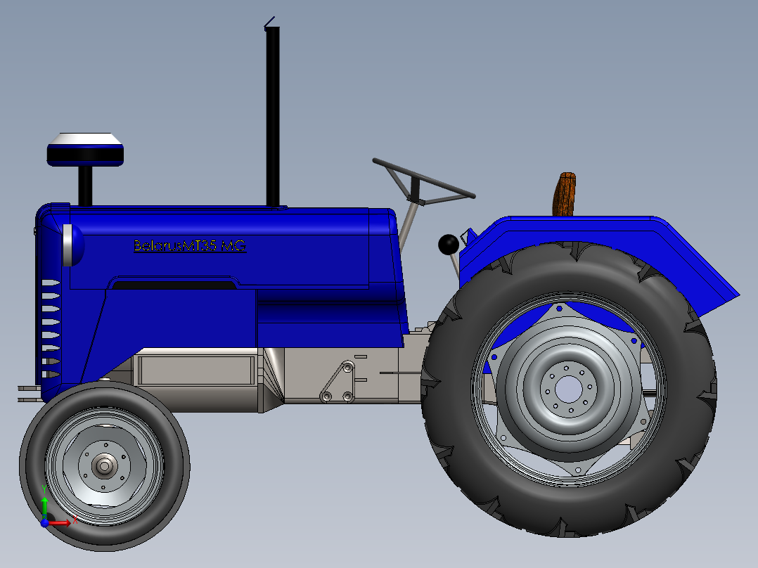 拖拉机、四轮车(26)前视图