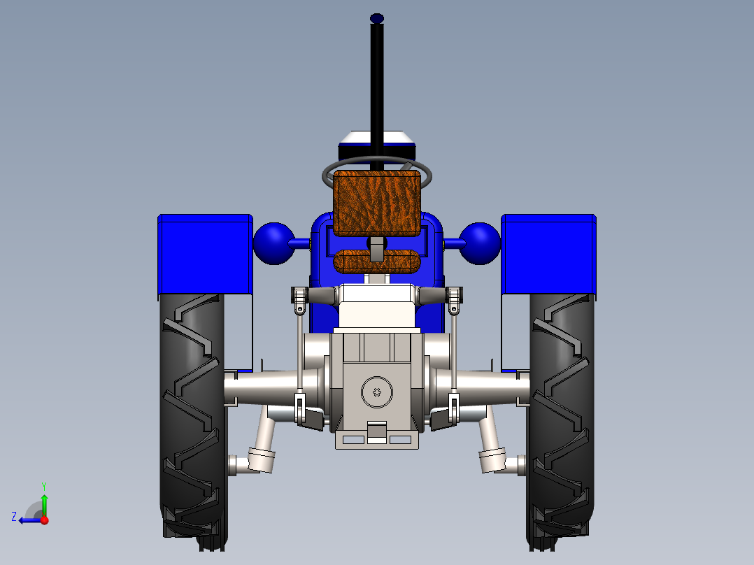拖拉机、四轮车(26)右视图