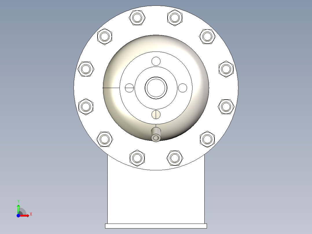 气体冷却器 219x900-DN40前视图