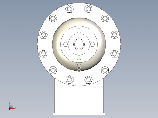 气体冷却器 219x900-DN40前视缩略图