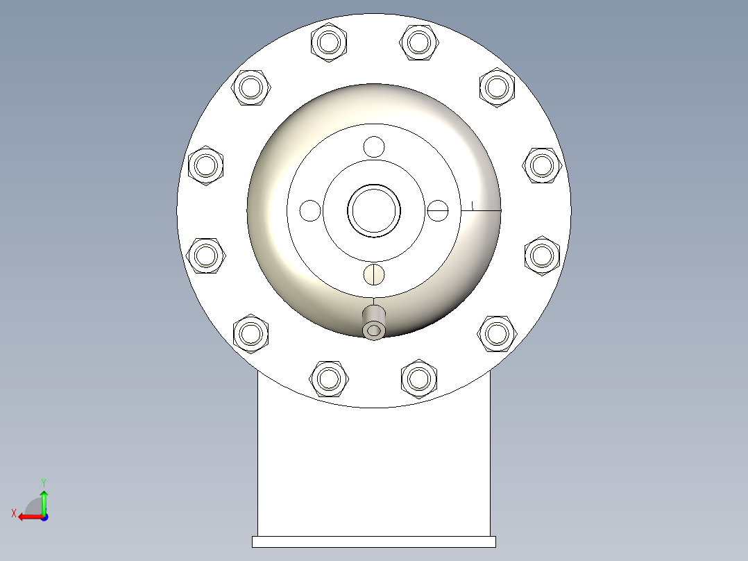气体冷却器 219x900-DN40后视图